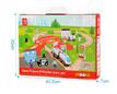 50pcs figure 8 wooden train set